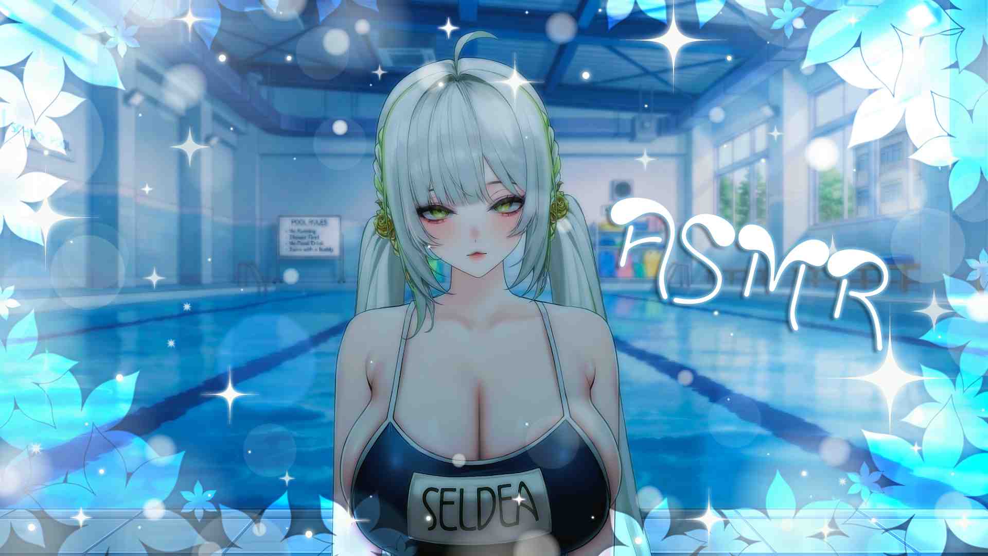 [seldea/Black3DIO/ASMR] 여름 하면 스쿨미즈지💦💦 [#Vtuber]